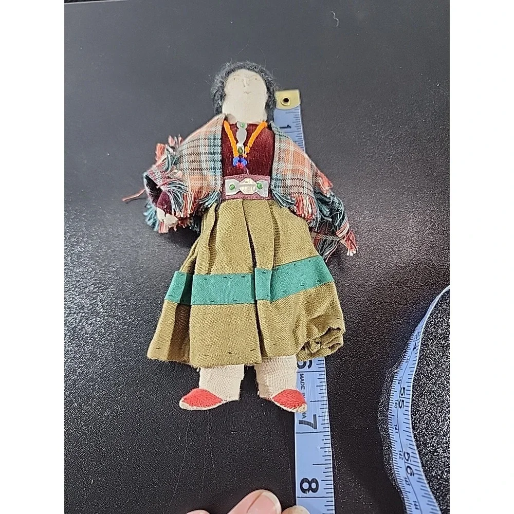 Antique Native American Indian Navajo‎ Indian New Mexico dolls beadwork 7